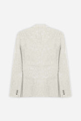 GIACCA IN MISTO LINO BEIGE