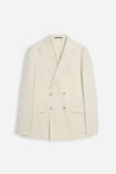 GIACCA DOPPIO PETTO BEIGE CHIARO - Sonnybono