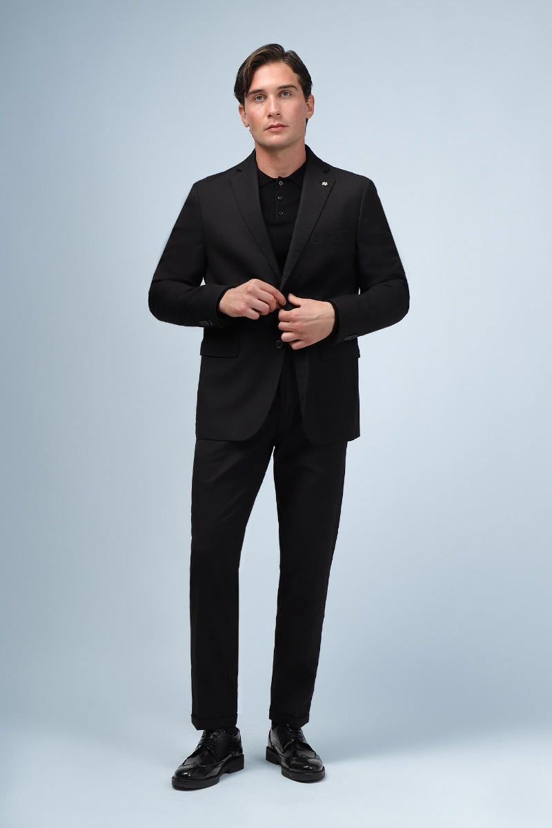 GIACCA DA COMPLETO SLIM FIT NERO