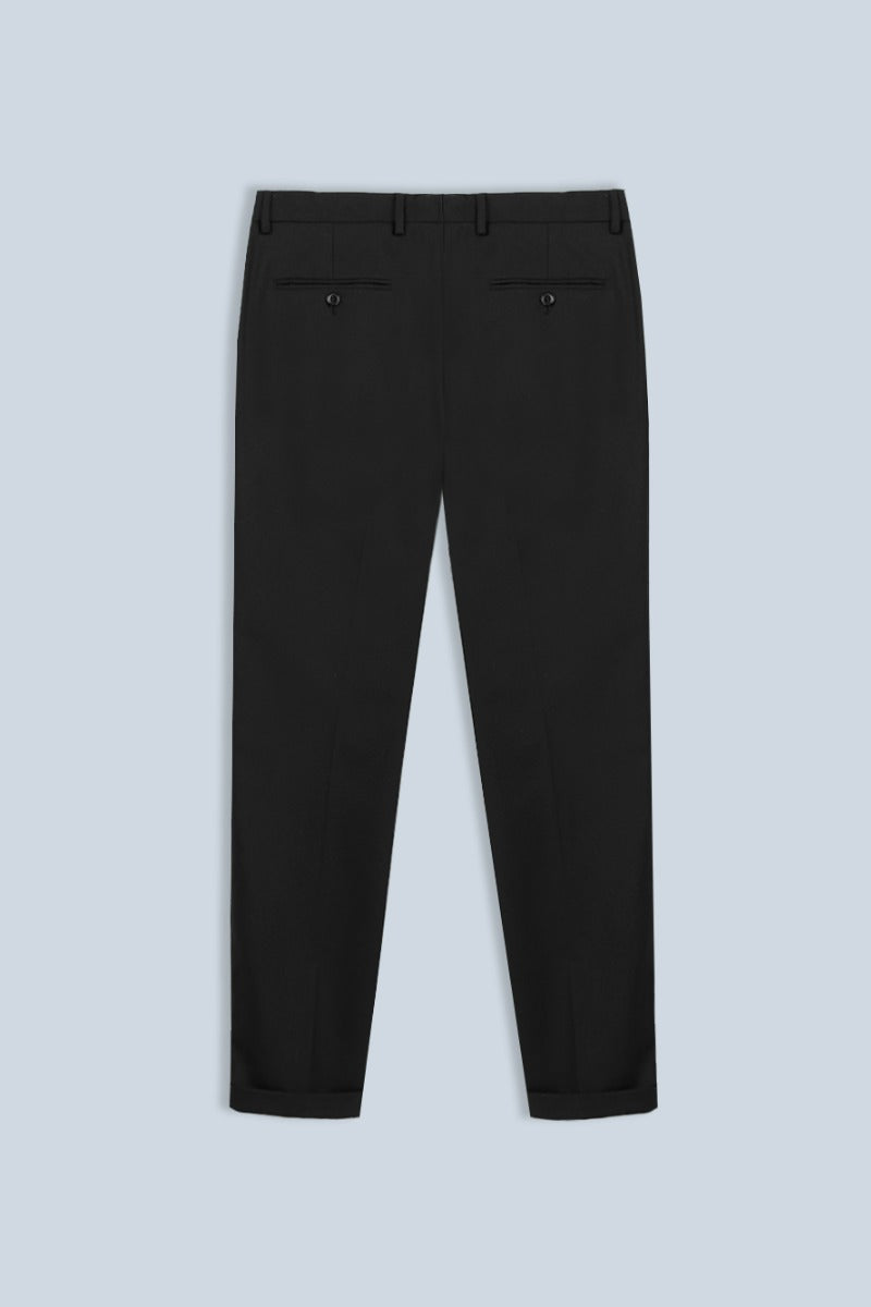 PANTALONI DA COMPLETO SLIM FIT NERO