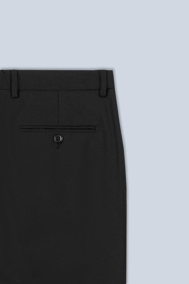 PANTALONI DA COMPLETO SLIM FIT NERO