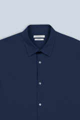 CAMICIA STRETCH BASIC BLEU