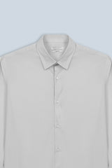 CAMICIA STRETCH BASIC GRIGIO GHIACCIO