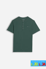 T-SHIRT SLUB SERAFINO CON TASCHINO VERDONE