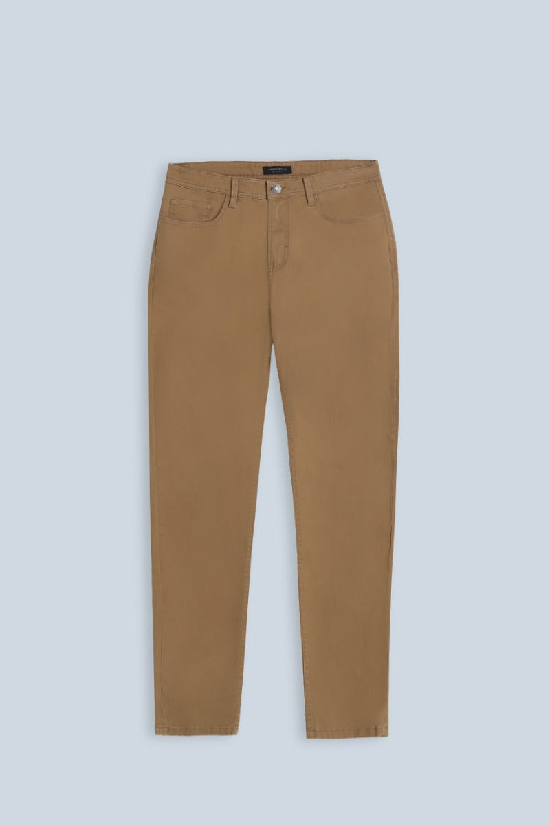 PANTALONI 5 TASCHE GABARDINA COMFORT BISCOTTO