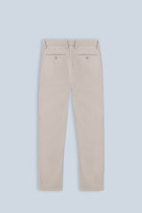 PANTALONI CHINOS COMFORT IN GABARDINA BEIGE