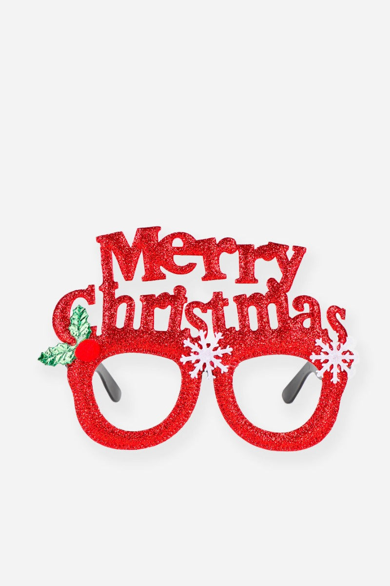 OCCHIALI NATALIZI ROSSO